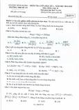 Đề thi Giữa kì 1 Hóa học 11 năm 2024-2025 trường THPT Dĩ An (Bình Dương)